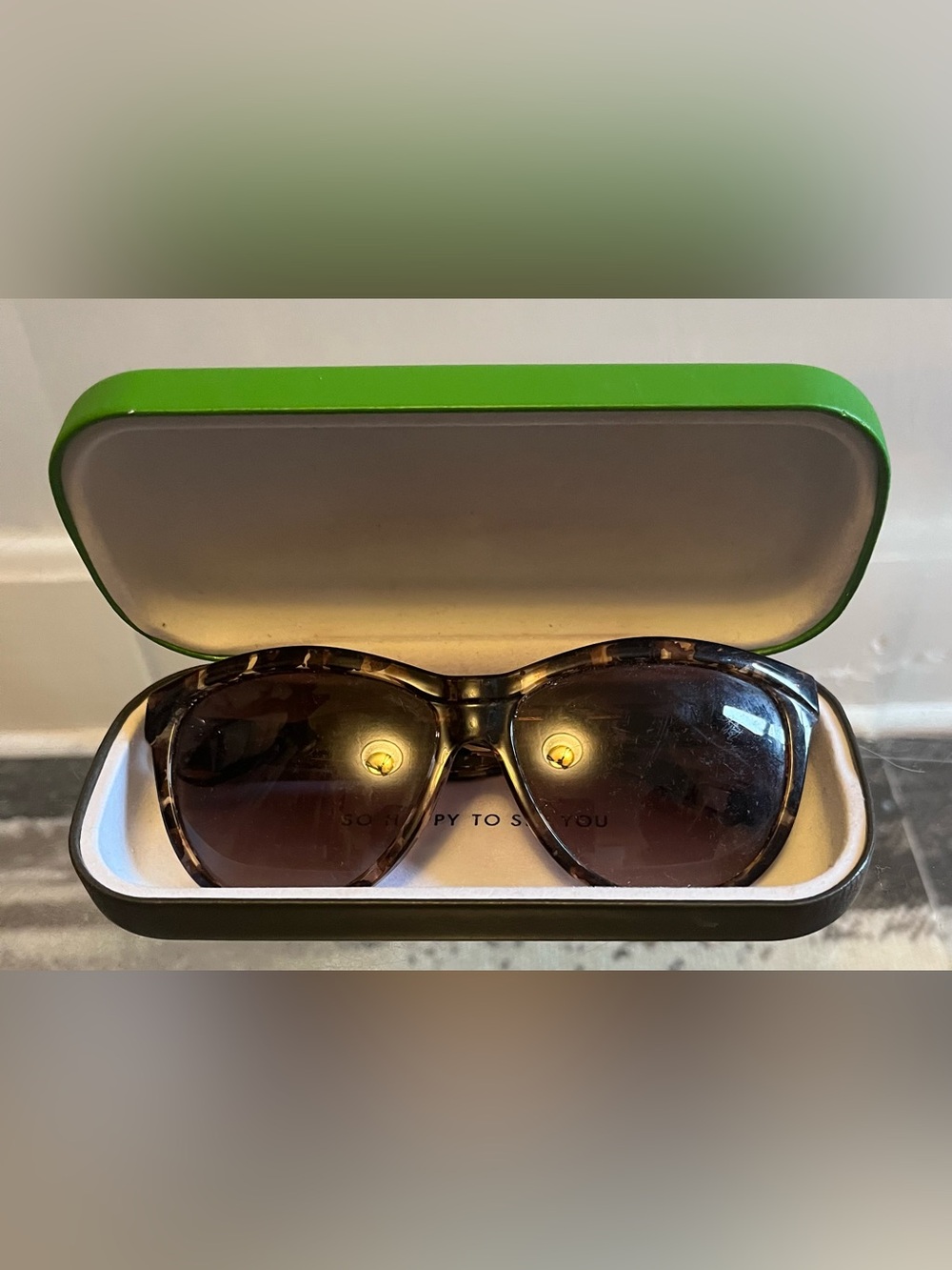 Kate Spade New York Polarized Makayla Brown Women’s Sunglasses & Hard Case